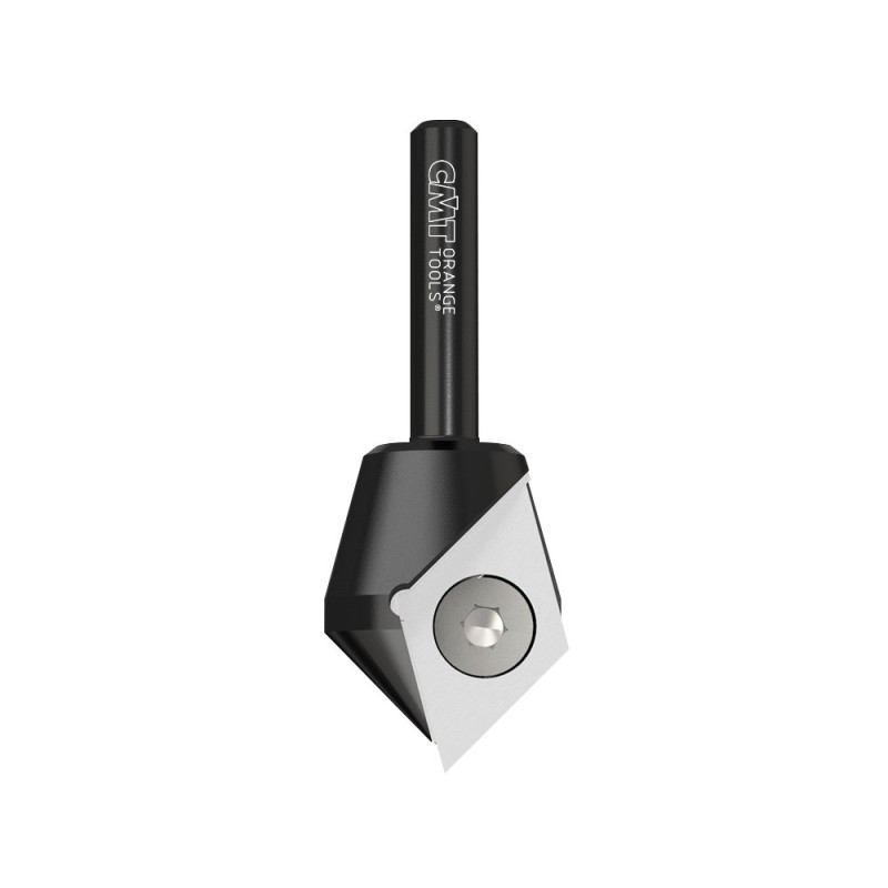 Frese per scanalature a “V” con coltelli reversibili (90°)